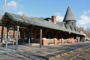 Historic Jim Thorpe train station, departure point for the Lehigh Gorge Scenic Railway